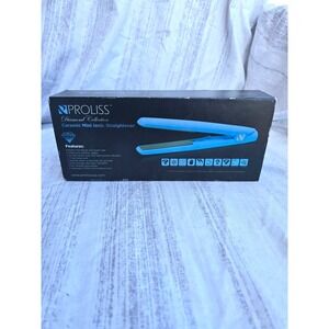 Proliss Diamond Collection Ceramic Mini Ionic Straightener – MB-118DC Blue
